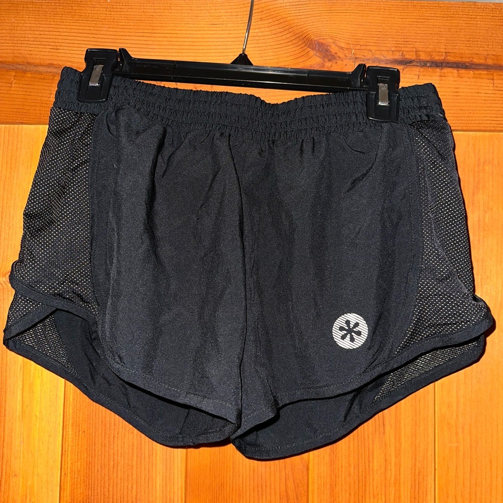 Athletic Shorts Size SM black never worn but washed
